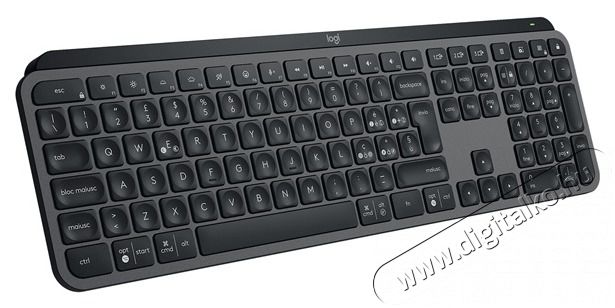Logitech MX Keys S l&eacute;zergrav&iacute;rozott magyar kioszt&aacute;s&uacute; grafitsz&uuml;rke vezet&eacute;k n&eacute;lk&uuml;li billentyűzet Iroda &eacute;s sz&aacute;m&iacute;t&aacute;stechnika - Billentyűzet / billentyűzet szett - Vezet&eacute;k n&eacute;lk&uuml;li - 507969