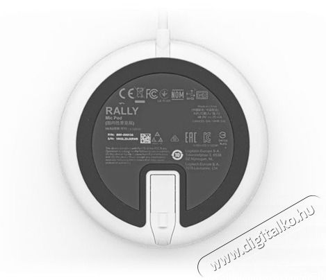 Logitech Rally Mic Pod feh&eacute;r kieg&eacute;sz&iacute;tő mikrofon Fot&oacute;-Vide&oacute; kieg&eacute;sz&iacute;tők - Mikrofon - &Eacute;nek &eacute;s hangszer mikrofon - 508632