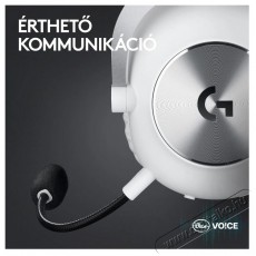 Logitech G PRO X 2 LIGHTSPEED Gaming Headset, feh&eacute;r Audio-Video / Hifi / Multim&eacute;dia - F&uuml;l &eacute;s Fejhallgat&oacute;k - Fejhallgat&oacute; - 510105