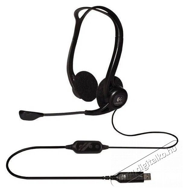Logitech PC Headset 960 USB Audio-Video / Hifi / Multim&eacute;dia - F&uuml;l &eacute;s Fejhallgat&oacute;k - Fejhallgat&oacute; - 510110