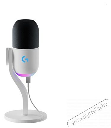 Logitech Yeti GX RGB feh&eacute;r mikrofon Fot&oacute;-Vide&oacute; kieg&eacute;sz&iacute;tők - Mikrofon - &Eacute;nek &eacute;s hangszer mikrofon - 514053