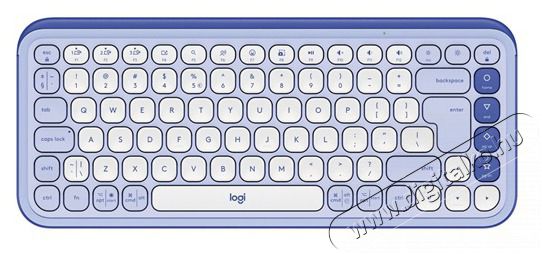 Logitech 920-013074 Pop Icon Keys US vezet&eacute;k n&eacute;lk&uuml;li lila/piszkosfeh&eacute;r billentyűzet Iroda &eacute;s sz&aacute;m&iacute;t&aacute;stechnika - Billentyűzet / billentyűzet szett - Vezet&eacute;k n&eacute;lk&uuml;li - 514434