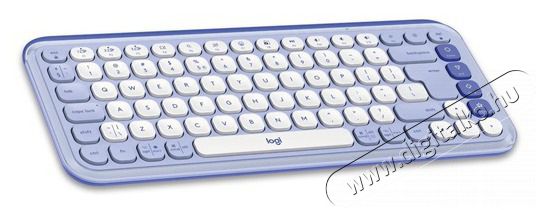 Logitech 920-013074 Pop Icon Keys US vezet&eacute;k n&eacute;lk&uuml;li lila/piszkosfeh&eacute;r billentyűzet Iroda &eacute;s sz&aacute;m&iacute;t&aacute;stechnika - Billentyűzet / billentyűzet szett - Vezet&eacute;k n&eacute;lk&uuml;li - 514434