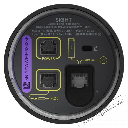 Logitech Sight konferencia webkamera Iroda &eacute;s sz&aacute;m&iacute;t&aacute;stechnika - Webkamera - 514407