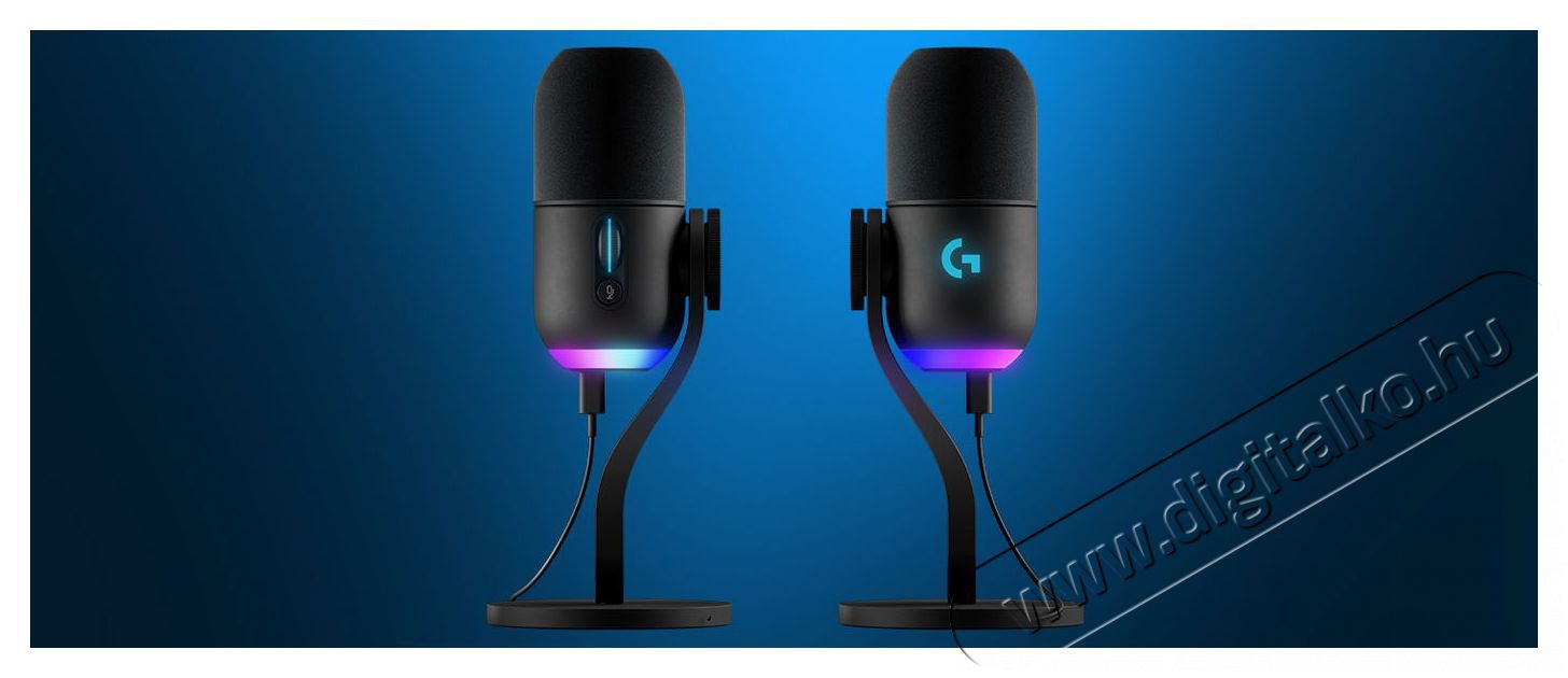 Logitech G Blue Yeti GX dinamikus RGB, black Fot&oacute;-Vide&oacute; kieg&eacute;sz&iacute;tők - Mikrofon - Fot&oacute;-vide&oacute; mikrofon - 525245