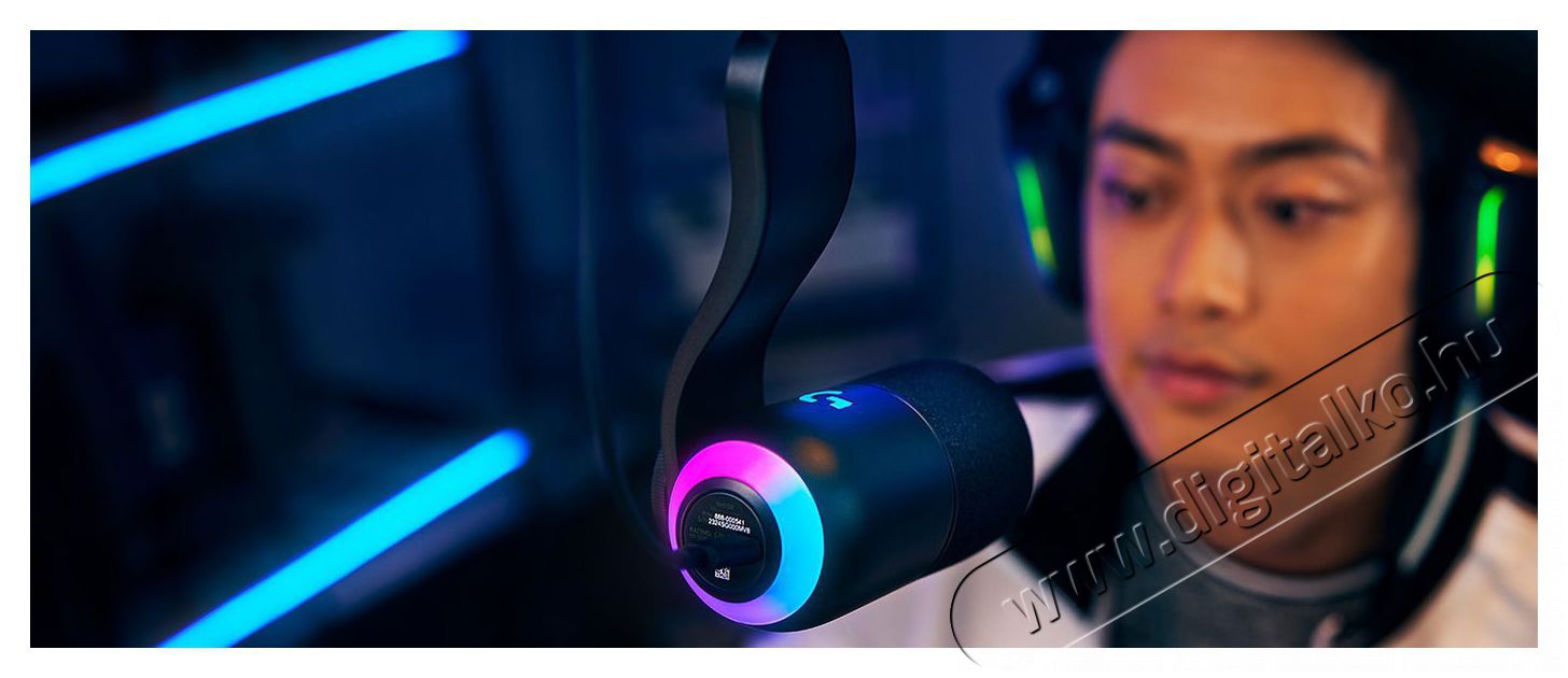 Logitech G Blue Yeti GX dinamikus RGB, black Fot&oacute;-Vide&oacute; kieg&eacute;sz&iacute;tők - Mikrofon - Fot&oacute;-vide&oacute; mikrofon - 525245