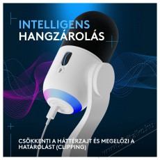 Logitech G Blue Yeti GX dinamikus RGB, off-white Fot&oacute;-Vide&oacute; kieg&eacute;sz&iacute;tők - Mikrofon - Fot&oacute;-vide&oacute; mikrofon - 525243