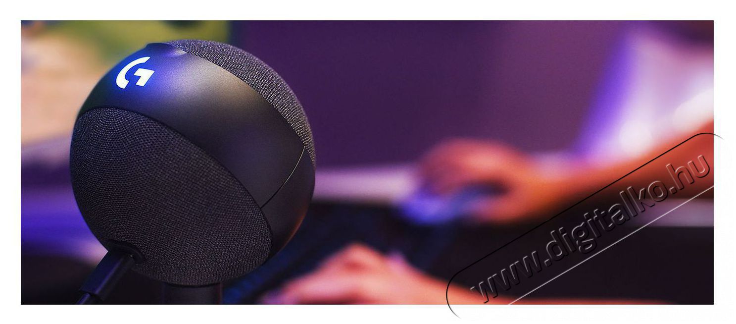 Logitech G Blue Yeti Orb RGB, fekete Fot&oacute;-Vide&oacute; kieg&eacute;sz&iacute;tők - Mikrofon - Fot&oacute;-vide&oacute; mikrofon - 525244