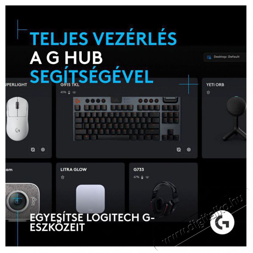 Logitech G Blue Yeti Orb RGB, fekete Fot&oacute;-Vide&oacute; kieg&eacute;sz&iacute;tők - Mikrofon - Fot&oacute;-vide&oacute; mikrofon - 525244