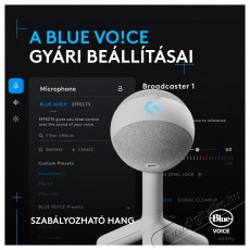 Logitech G Blue Yeti Orb RGB, off-white Fot&oacute;-Vide&oacute; kieg&eacute;sz&iacute;tők - Mikrofon - Fot&oacute;-vide&oacute; mikrofon - 525240