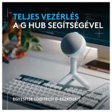 Logitech G Blue Yeti Orb RGB, off-white Fot&oacute;-Vide&oacute; kieg&eacute;sz&iacute;tők - Mikrofon - Fot&oacute;-vide&oacute; mikrofon - 525240