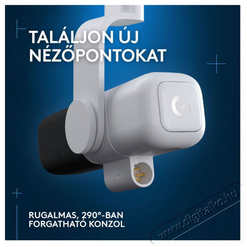 Logitech G Blue Yeti Studio, feh&eacute;r Fot&oacute;-Vide&oacute; kieg&eacute;sz&iacute;tők - Mikrofon - Fot&oacute;-vide&oacute; mikrofon - 525242