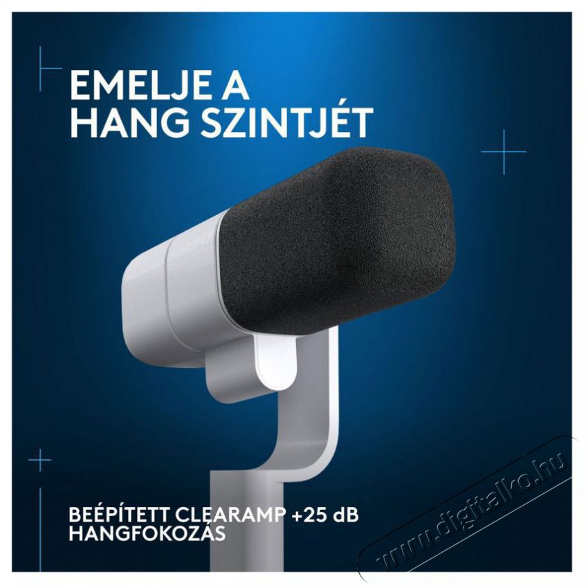 Logitech G Blue Yeti Studio, feh&eacute;r Fot&oacute;-Vide&oacute; kieg&eacute;sz&iacute;tők - Mikrofon - Fot&oacute;-vide&oacute; mikrofon - 525242