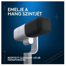 Logitech G Blue Yeti Studio, feh&eacute;r Fot&oacute;-Vide&oacute; kieg&eacute;sz&iacute;tők - Mikrofon - Fot&oacute;-vide&oacute; mikrofon - 525242