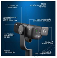 Logitech G Blue Yeti Studio, fekete Fot&oacute;-Vide&oacute; kieg&eacute;sz&iacute;tők - Mikrofon - Fot&oacute;-vide&oacute; mikrofon - 525241