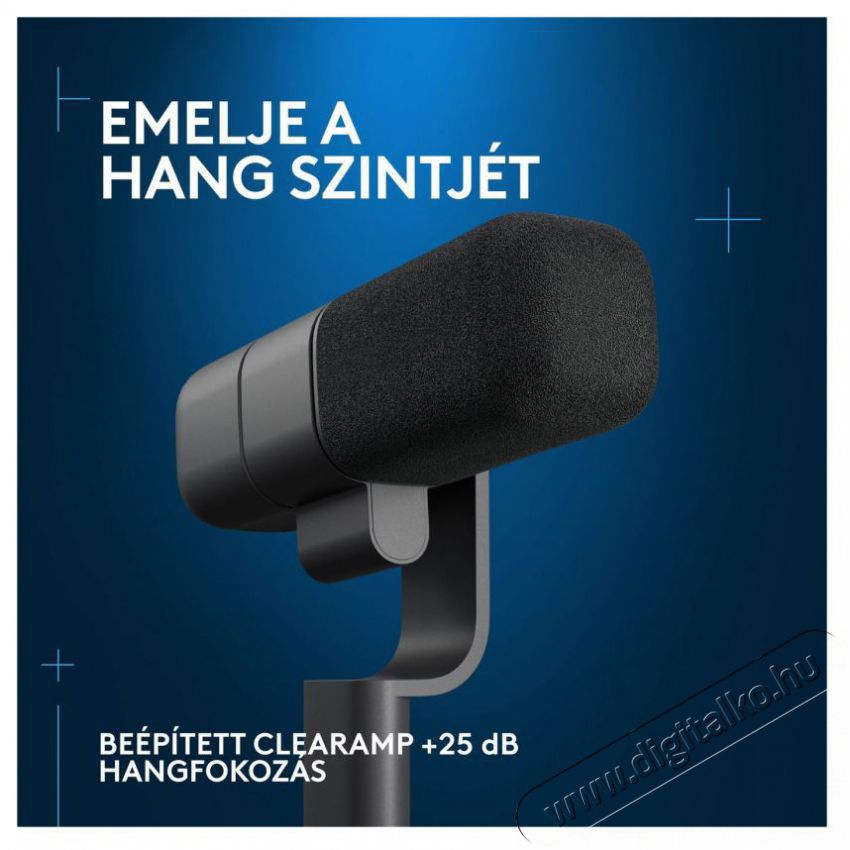 Logitech G Blue Yeti Studio, fekete Fot&oacute;-Vide&oacute; kieg&eacute;sz&iacute;tők - Mikrofon - Fot&oacute;-vide&oacute; mikrofon - 525241