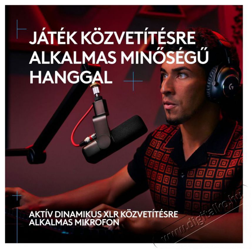Logitech G Blue Yeti Studio, fekete Fot&oacute;-Vide&oacute; kieg&eacute;sz&iacute;tők - Mikrofon - Fot&oacute;-vide&oacute; mikrofon - 525241