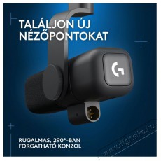 Logitech G Blue Yeti Studio, fekete Fot&oacute;-Vide&oacute; kieg&eacute;sz&iacute;tők - Mikrofon - Fot&oacute;-vide&oacute; mikrofon - 525241