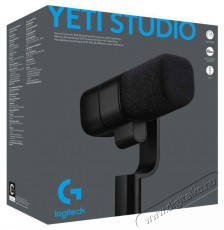 Logitech G Blue Yeti Studio, fekete Fot&oacute;-Vide&oacute; kieg&eacute;sz&iacute;tők - Mikrofon - Fot&oacute;-vide&oacute; mikrofon - 525241