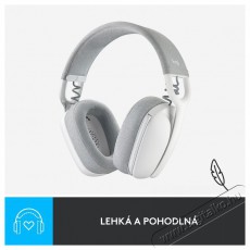 Logitech Zone Vibe 100 White fejhallgat&oacute; Audio-Video / Hifi / Multim&eacute;dia - F&uuml;l &eacute;s Fejhallgat&oacute;k - Fejhallgat&oacute; - 525236