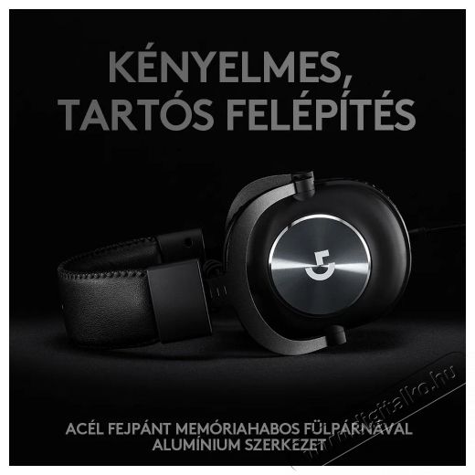 Logitech G PRO X Wireless Gaming Headset Audio-Video / Hifi / Multim&eacute;dia - F&uuml;l &eacute;s Fejhallgat&oacute;k - Fejhallgat&oacute; - 510102