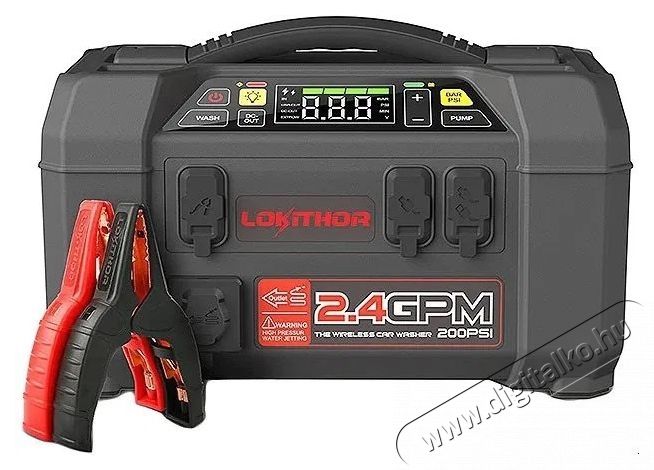 LOKITHOR Ind&iacute;t&aacute;sr&aacute;seg&iacute;tő kompresszorral &eacute;s szivatty&uacute;val AW401, 12V, 2500A, 74Wh Aut&oacute;hifi / Aut&oacute; felszerel&eacute;s - Aut&oacute;s / aut&oacute;hifi kieg&eacute;sz&iacute;tő - Aut&oacute; akkumul&aacute;tor t&ouml;ltő - 531914