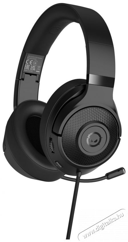 LORGAR Noah 101, fekete Audio-Video / Hifi / Multim&eacute;dia - F&uuml;l &eacute;s Fejhallgat&oacute;k - Fejhallgat&oacute; mikrofonnal / headset - 510114