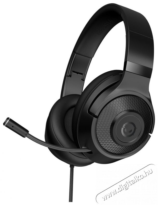 LORGAR Noah 101, fekete Audio-Video / Hifi / Multim&eacute;dia - F&uuml;l &eacute;s Fejhallgat&oacute;k - Fejhallgat&oacute; mikrofonnal / headset - 510114