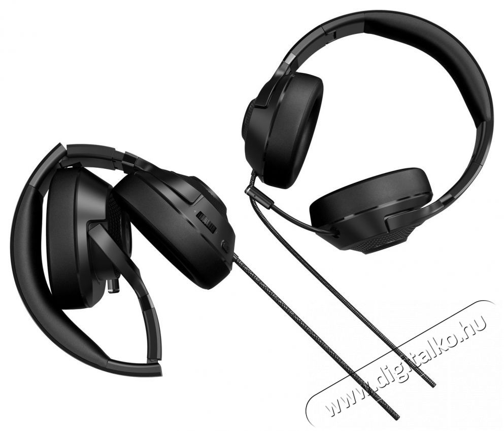 LORGAR Noah 101, fekete Audio-Video / Hifi / Multim&eacute;dia - F&uuml;l &eacute;s Fejhallgat&oacute;k - Fejhallgat&oacute; mikrofonnal / headset - 510114
