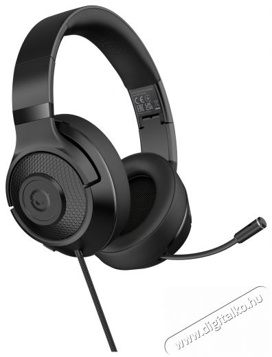 LORGAR Noah 101, fekete Audio-Video / Hifi / Multim&eacute;dia - F&uuml;l &eacute;s Fejhallgat&oacute;k - Fejhallgat&oacute; mikrofonnal / headset - 510114