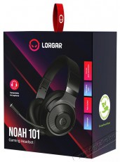 LORGAR Noah 101, fekete Audio-Video / Hifi / Multim&eacute;dia - F&uuml;l &eacute;s Fejhallgat&oacute;k - Fejhallgat&oacute; mikrofonnal / headset - 510114