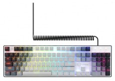 LORGAR Azar 514 RGB, feh&eacute;r vezet&eacute;kes mechanikus gamer billentyűzet Iroda &eacute;s sz&aacute;m&iacute;t&aacute;stechnika - Billentyűzet / billentyűzet szett - Vezet&eacute;kes - 514928