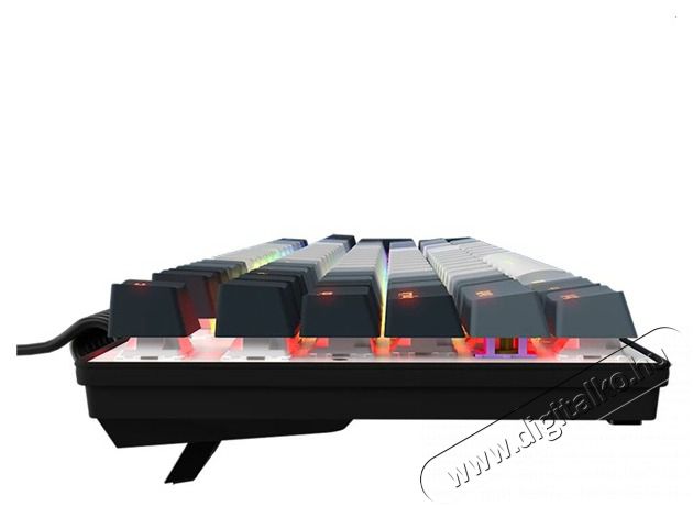 LORGAR Azar 514 RGB, feh&eacute;r vezet&eacute;kes mechanikus gamer billentyűzet Iroda &eacute;s sz&aacute;m&iacute;t&aacute;stechnika - Billentyűzet / billentyűzet szett - Vezet&eacute;kes - 514928