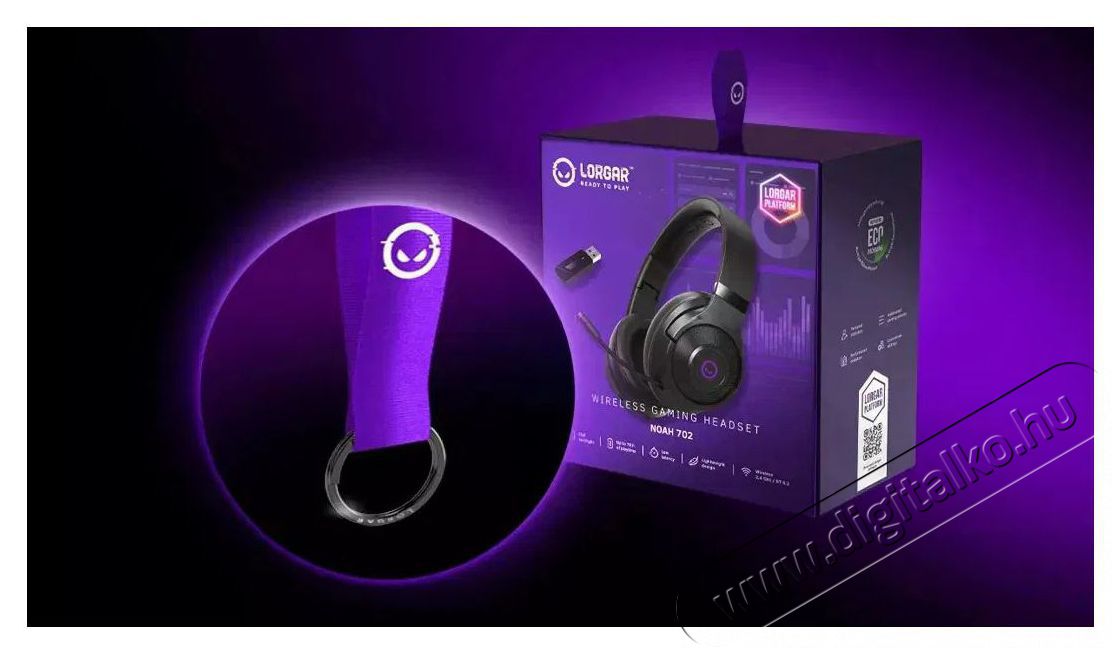 LORGAR Noah 702 Audio-Video / Hifi / Multim&eacute;dia - F&uuml;l &eacute;s Fejhallgat&oacute;k - Fejhallgat&oacute; mikrofonnal / headset - 529726