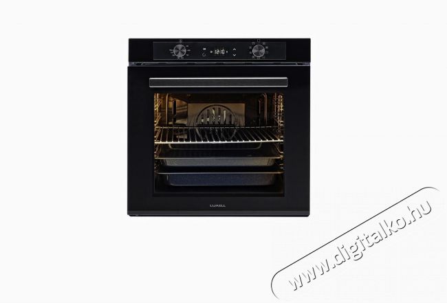 Luxell A68-SGF3 DDT fekete, be&eacute;p&iacute;thető, s&uuml;tőt&eacute;r: 77L, l&eacute;gkever&eacute;s, pirolitikus, s&uuml;tő Konyhai term&eacute;kek - S&uuml;tő-főzőlap, tűzhely (be&eacute;p&iacute;thető) - S&uuml;tő (be&eacute;p&iacute;thető) - 513421