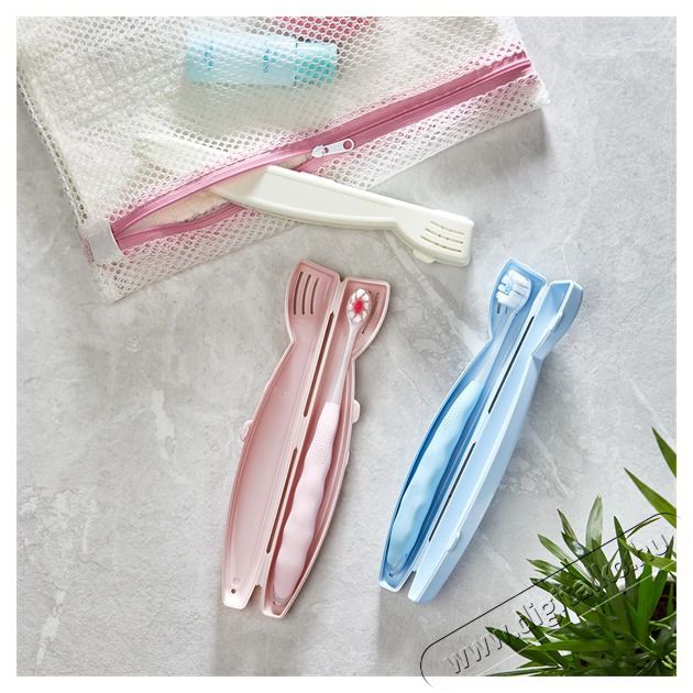 Luxplastic IRIS L-00319 kis fogkefetart&oacute; utaz&aacute;shoz, k&eacute;k, r&oacute;zsasz&iacute;n vagy elef&aacute;ntcsont sz&iacute;nű Sz&eacute;ps&eacute;g&aacute;pol&aacute;s / Eg&eacute;szs&eacute;g - Sz&aacute;j / fog &aacute;pol&aacute;s - Kieg&eacute;sz&iacute;tő - 501803