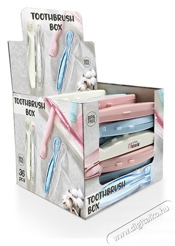 Luxplastic IRIS L-00319 kis fogkefetart&oacute; utaz&aacute;shoz, k&eacute;k, r&oacute;zsasz&iacute;n vagy elef&aacute;ntcsont sz&iacute;nű Sz&eacute;ps&eacute;g&aacute;pol&aacute;s / Eg&eacute;szs&eacute;g - Sz&aacute;j / fog &aacute;pol&aacute;s - Kieg&eacute;sz&iacute;tő - 501803