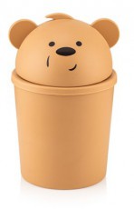 Luxplastic IRIS L-00586 Hippo szemetes 1.5 literes, elefántcsont vagy barna színű Háztartás / Otthon / Kültér - Lakásfelszerelés - Szemetes - 502385
