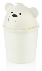 Luxplastic IRIS L-00586 Hippo szemetes 1.5 literes, elef&aacute;ntcsont vagy barna sz&iacute;nű H&aacute;ztart&aacute;s / Otthon / K&uuml;lt&eacute;r - Lak&aacute;sfelszerel&eacute;s - Szemetes - 502385