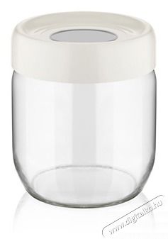 Luxplastic IRIS C-00114 Ring &uuml;veg t&aacute;rol&oacute; 425ml, fekete, elf&aacute;ntcsont vagy sz&uuml;rke sz&iacute;nű H&aacute;ztart&aacute;s / Otthon / K&uuml;lt&eacute;r - Lak&aacute;sfelszerel&eacute;s - T&aacute;rol&oacute; - 507226