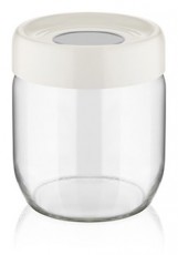 Luxplastic IRIS C-00114 Ring &uuml;veg t&aacute;rol&oacute; 425ml, fekete, elf&aacute;ntcsont vagy sz&uuml;rke sz&iacute;nű H&aacute;ztart&aacute;s / Otthon / K&uuml;lt&eacute;r - Lak&aacute;sfelszerel&eacute;s - T&aacute;rol&oacute; - 507226