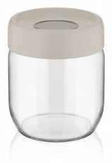 Luxplastic IRIS C-00114 Ring &uuml;veg t&aacute;rol&oacute; 425ml, fekete, elf&aacute;ntcsont vagy sz&uuml;rke sz&iacute;nű H&aacute;ztart&aacute;s / Otthon / K&uuml;lt&eacute;r - Lak&aacute;sfelszerel&eacute;s - T&aacute;rol&oacute; - 507226