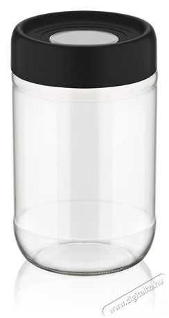 Luxplastic IRIS C-00115 Ring &uuml;veg t&aacute;rol&oacute; 660ml, fekete, elf&aacute;ntcsont vagy sz&uuml;rke sz&iacute;nű H&aacute;ztart&aacute;s / Otthon / K&uuml;lt&eacute;r - Lak&aacute;sfelszerel&eacute;s - T&aacute;rol&oacute; - 507227