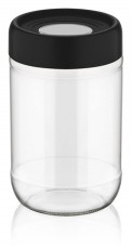 Luxplastic IRIS C-00115 Ring &uuml;veg t&aacute;rol&oacute; 660ml, fekete, elf&aacute;ntcsont vagy sz&uuml;rke sz&iacute;nű H&aacute;ztart&aacute;s / Otthon / K&uuml;lt&eacute;r - Lak&aacute;sfelszerel&eacute;s - T&aacute;rol&oacute; - 507227