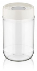 Luxplastic IRIS C-00115 Ring &uuml;veg t&aacute;rol&oacute; 660ml, fekete, elf&aacute;ntcsont vagy sz&uuml;rke sz&iacute;nű H&aacute;ztart&aacute;s / Otthon / K&uuml;lt&eacute;r - Lak&aacute;sfelszerel&eacute;s - T&aacute;rol&oacute; - 507227