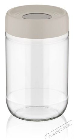 Luxplastic IRIS C-00115 Ring &uuml;veg t&aacute;rol&oacute; 660ml, fekete, elf&aacute;ntcsont vagy sz&uuml;rke sz&iacute;nű H&aacute;ztart&aacute;s / Otthon / K&uuml;lt&eacute;r - Lak&aacute;sfelszerel&eacute;s - T&aacute;rol&oacute; - 507227