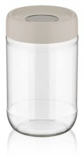 Luxplastic IRIS C-00115 Ring &uuml;veg t&aacute;rol&oacute; 660ml, fekete, elf&aacute;ntcsont vagy sz&uuml;rke sz&iacute;nű H&aacute;ztart&aacute;s / Otthon / K&uuml;lt&eacute;r - Lak&aacute;sfelszerel&eacute;s - T&aacute;rol&oacute; - 507227
