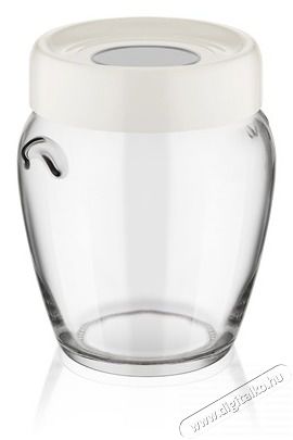 Luxplastic IRIS C-00138 Ring &uuml;veg t&aacute;rol&oacute; 580ml, fekete, elf&aacute;ntcsont vagy sz&uuml;rke sz&iacute;nű H&aacute;ztart&aacute;s / Otthon / K&uuml;lt&eacute;r - Lak&aacute;sfelszerel&eacute;s - T&aacute;rol&oacute; - 507229