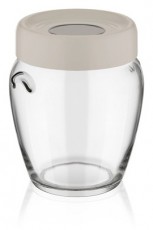 Luxplastic IRIS C-00138 Ring &uuml;veg t&aacute;rol&oacute; 580ml, fekete, elf&aacute;ntcsont vagy sz&uuml;rke sz&iacute;nű H&aacute;ztart&aacute;s / Otthon / K&uuml;lt&eacute;r - Lak&aacute;sfelszerel&eacute;s - T&aacute;rol&oacute; - 507229