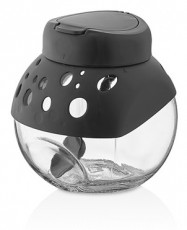 Luxplastic IRIS C-00269 Prisma billenthető &uuml;veg t&aacute;rol&oacute; kan&aacute;llal 500ml, antracit, elf&aacute;ntcsont vagy piros sz&iacute;nű H&aacute;ztart&aacute;s / Otthon / K&uuml;lt&eacute;r - Lak&aacute;sfelszerel&eacute;s - T&aacute;rol&oacute; - 507230
